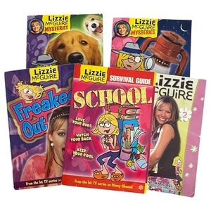 Set of Five Lizzie McGuire Chapter Books